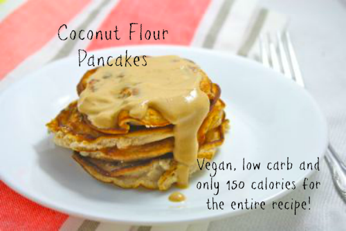 Coconut Flour Pancakes (Vegan/Grain Free/Paleo)